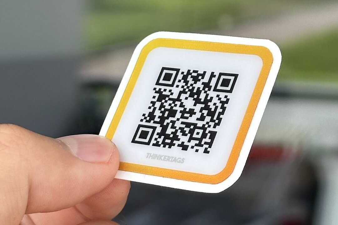 Outdoor-Haltbarkeit QR-Sticker