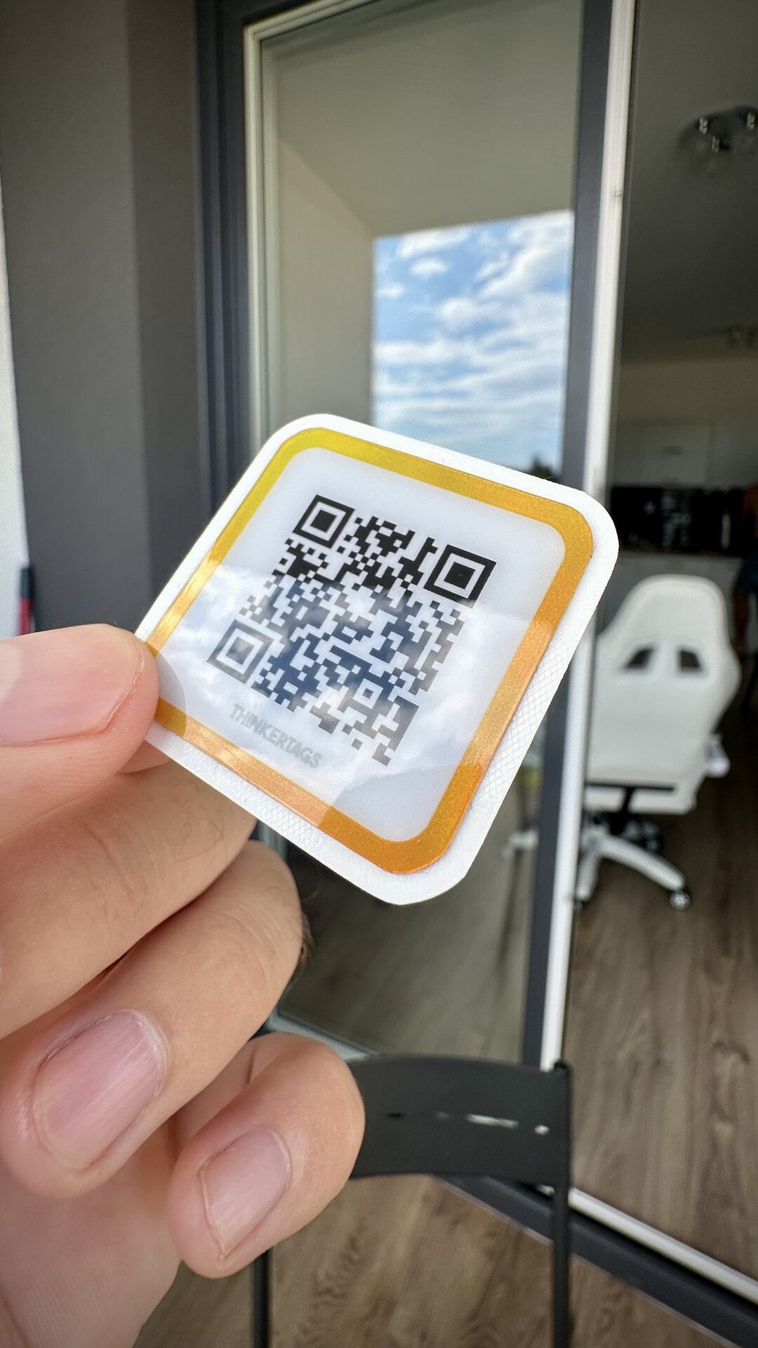 Thinkertag QR-Aufkleber
