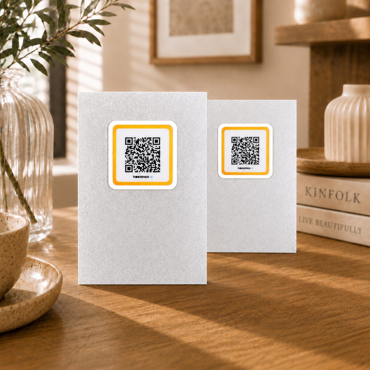 Starlight Gold — QR-Code-Sticker